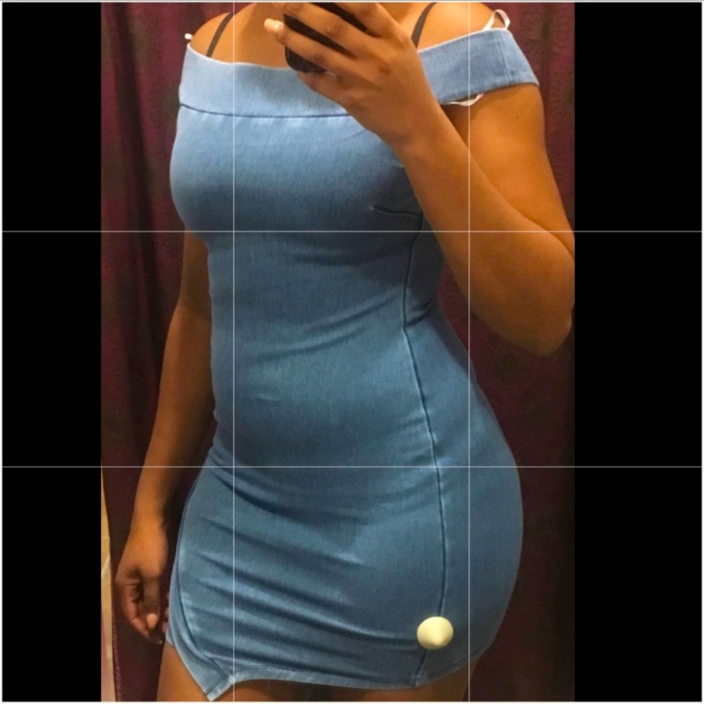 Blue Mini Dress